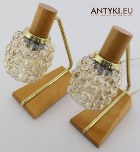 mid century modern lampki stołowe