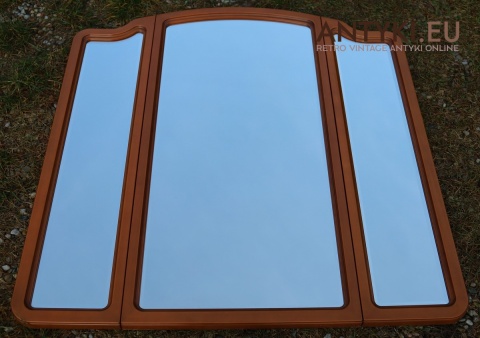 stylowe lustro z trzema skrzydłami