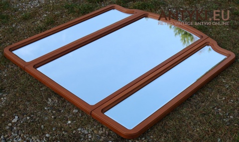 vintage trzy tafle lustra premium