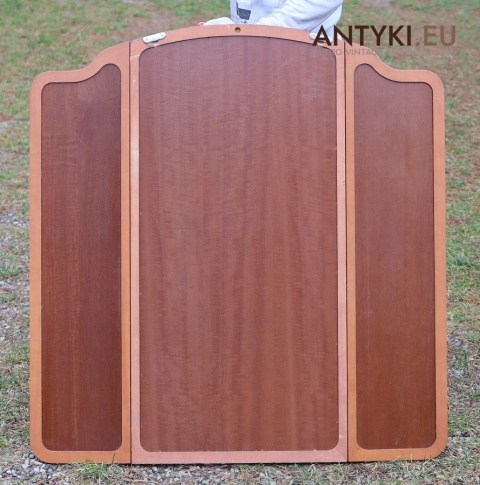 3 skrzydłowe lustro retro