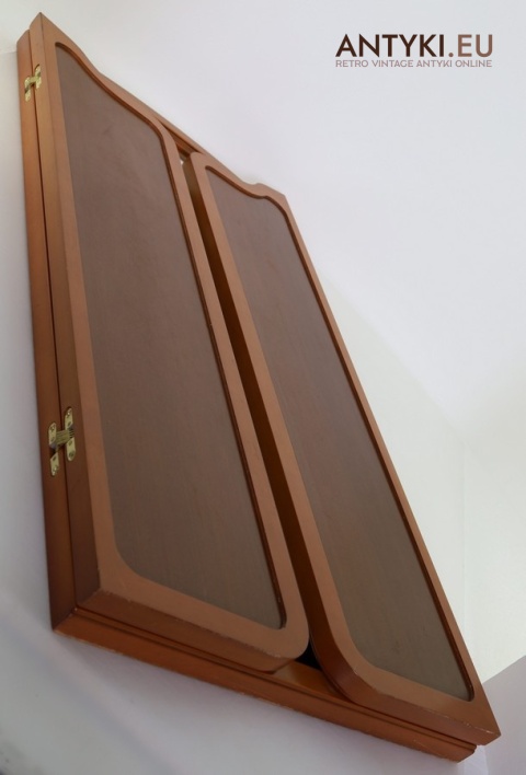 retro lustro dekoracyjne potrójne