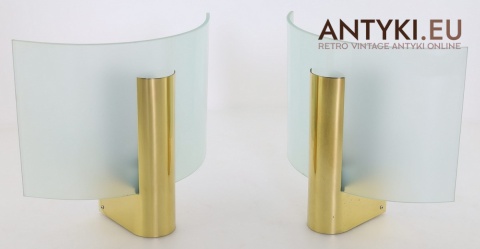 rzadkie kinkiety półokrągłe vintage