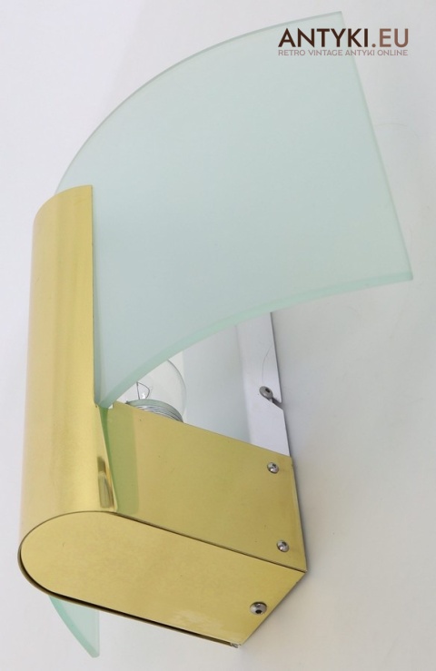 dekoracyjne kinkiety półokrągłe mat klosze