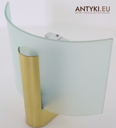 vintage kinkiety półokrągłe klosze