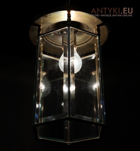 łazienkowa lampa sufitowa szlifowane szkło