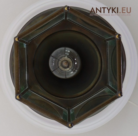 piękna lampa vintage z mosiądzu