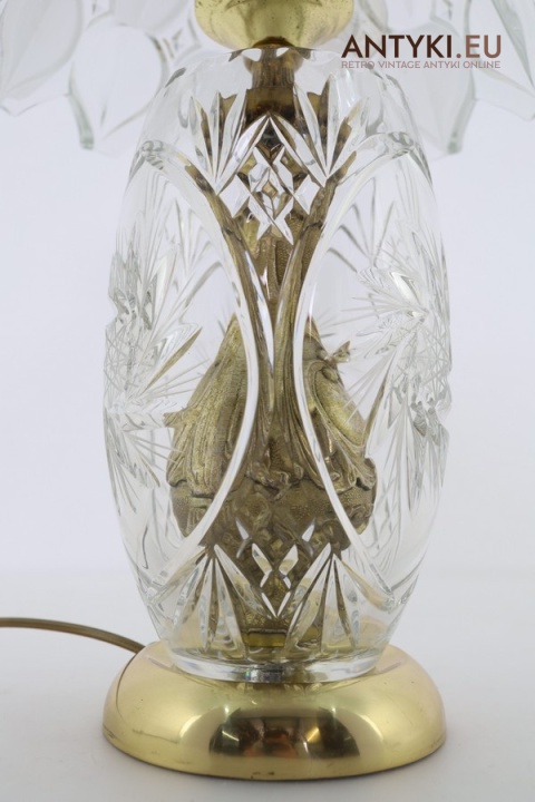 klasyczna lampa pałacowa vintage kryształ