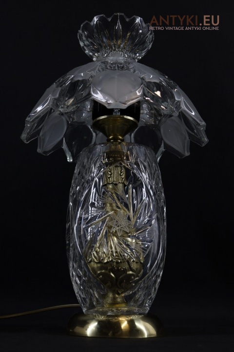 lampa dekoracyjna kryształowa do gabinetu