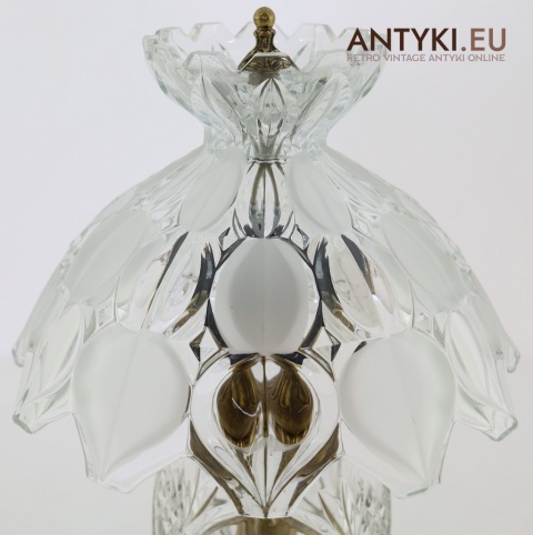 antyki lampy kryształ