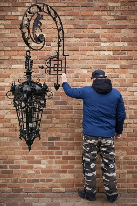 gigantyczny kinkiet do pałacu