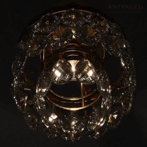 kryształowy zwis sufitowy