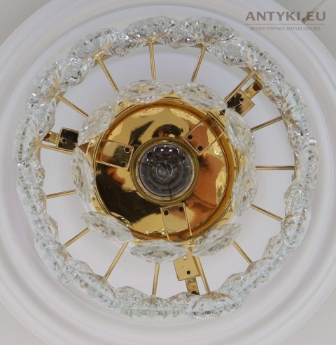 okrągła klasyczna lampa kryształowa