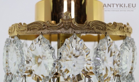 stylowa klasyczna lampa kryształowa