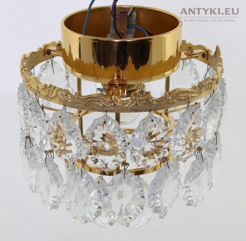 kryształowa lampa sufitowa