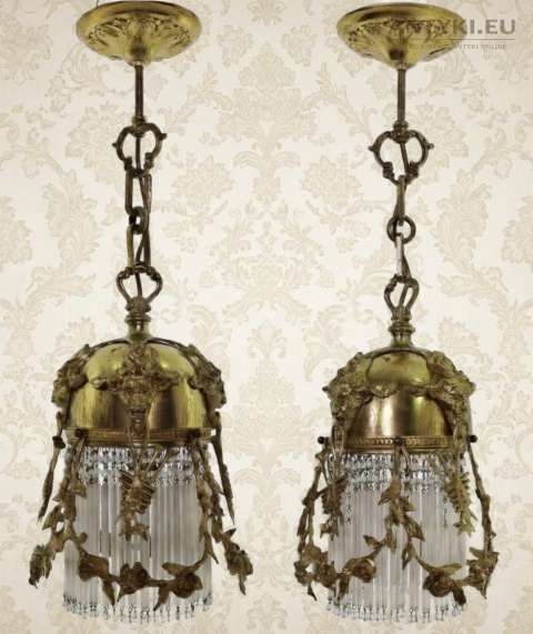 Antyczna lampa secesyjna retro z epoki – muzealne lampy vintage