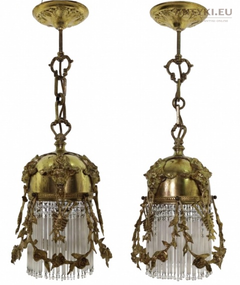 Antyczna lampa secesyjna retro z epoki – muzealne lampy vintage