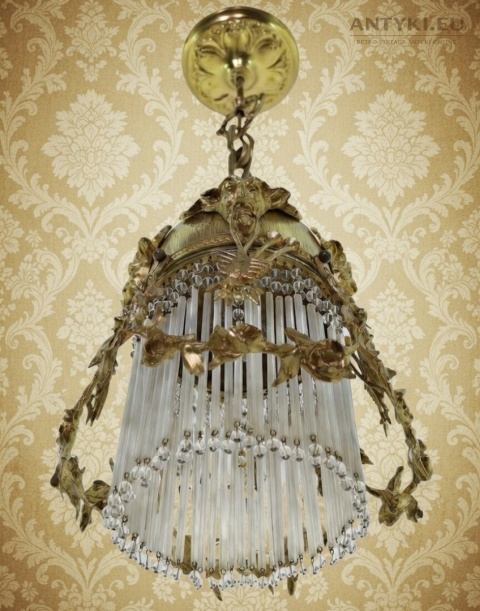 Antyczna lampa secesyjna retro z epoki – muzealne lampy vintage