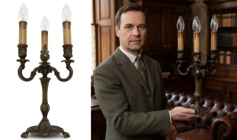 sklep z barokowymi lampami