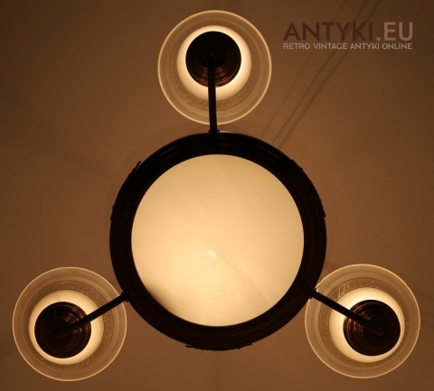 stara lampa sufitowa do salonu retro z epoki