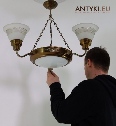 żyrandol z francji produkcja polska sygnowanie