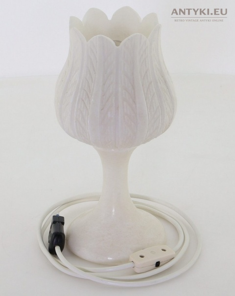 antyczna lampa stołowa kamienna