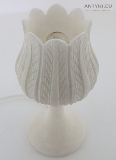 historyczna lampka alabastrowa retro