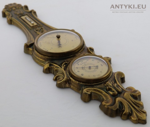 barokowa stacja pogodowa vintage xl