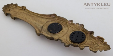 barokowa stacja pogody z ornamentyką rokoko