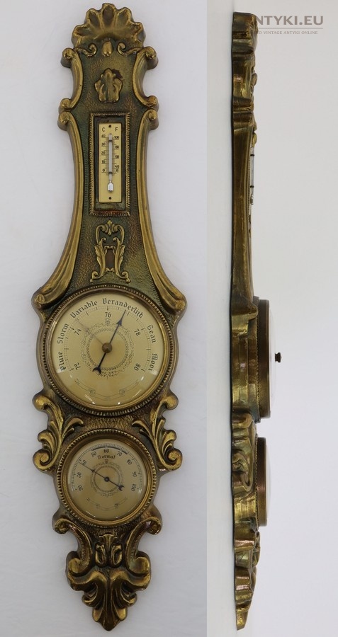 barokowa stacja pogody w stylu pałacowym