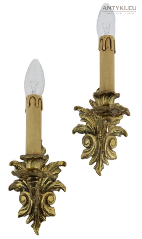 stylowe kinkiety barokowe