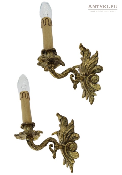 antyczne kinkiety francja