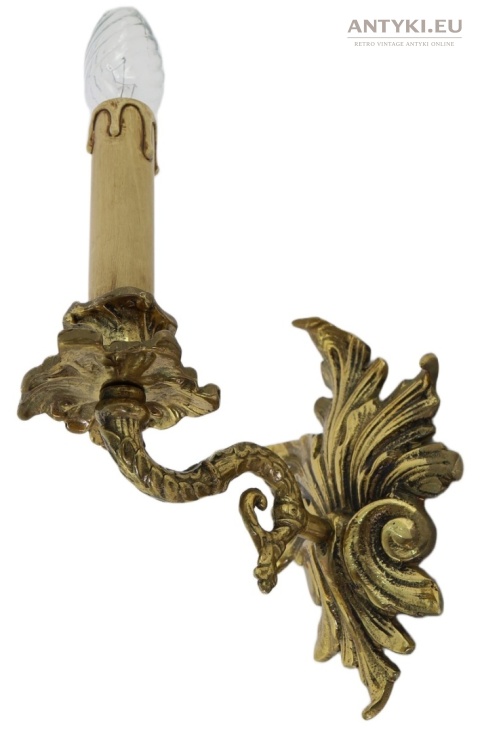 antyczne klasyczne kinkiety ścienne