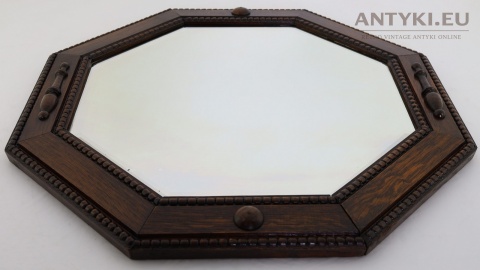 oktagon stylowe lustro ścienne vintage