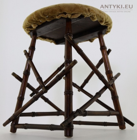 antyczne siedzisko retro lata 30