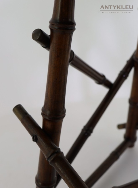 stołek kolonialny do gabinetu retro