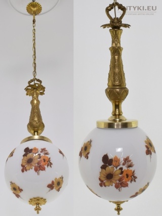 Antyczny zwis sufitowy retro z epoki – stylowe vintage oświetlenie wnętrz