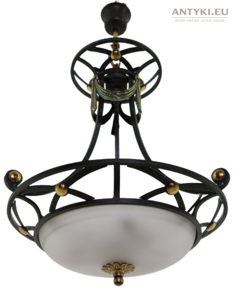 stylowy żyrandol retro