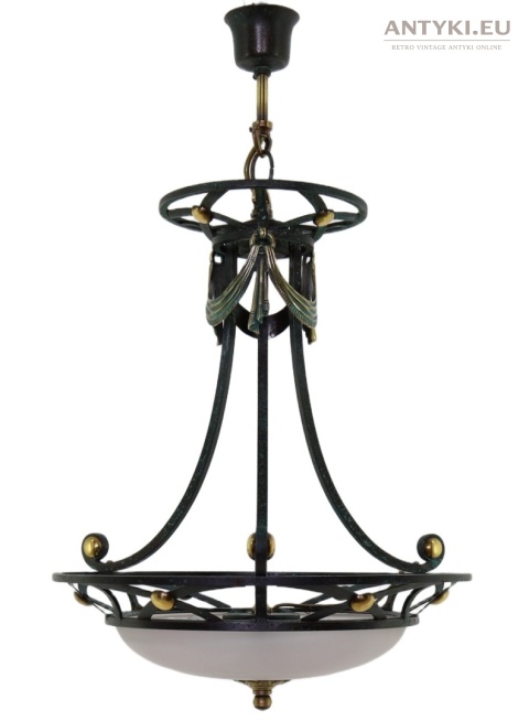 żyrandol retro do gabinetu