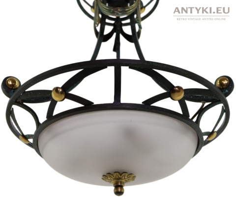 żyrandol retro do holu