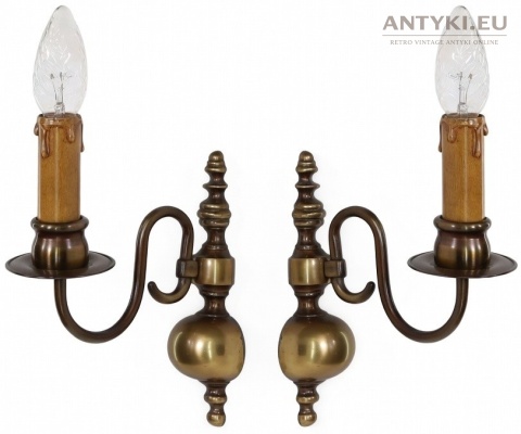 antyczne kinkiety ścienne