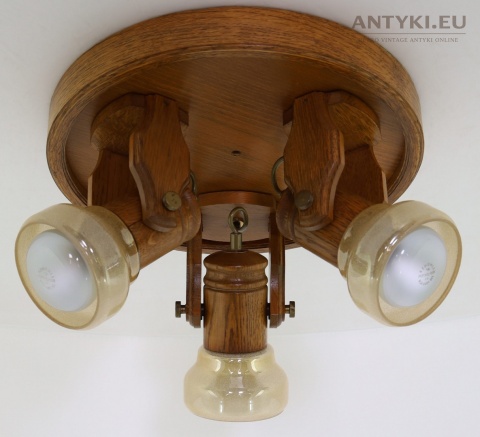 okrągła sufitowa lampa rustykalna niemcy