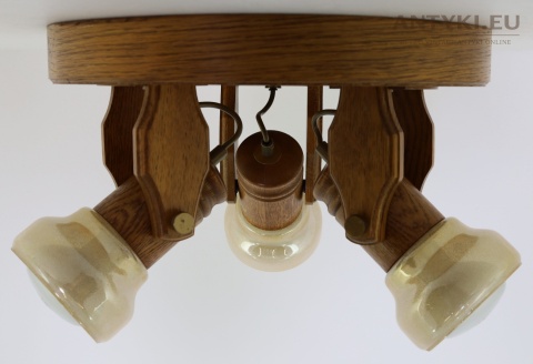 retro plafon z epoki rfn z regulacją