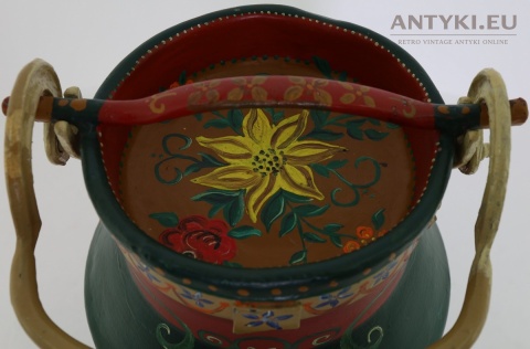 ozdobna bańka na mleko folk do pensjonatu