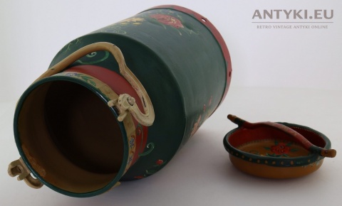 metalowa bańka na mleko połowa xx wieku