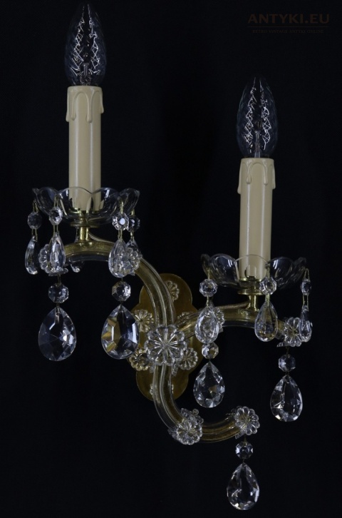 kinkiet maria teresa kryształowy