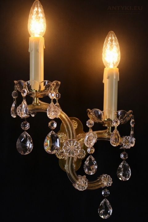 kinkiet w stylu maria teresa retro