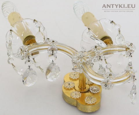 maria teresa kryształowe oświetlenie