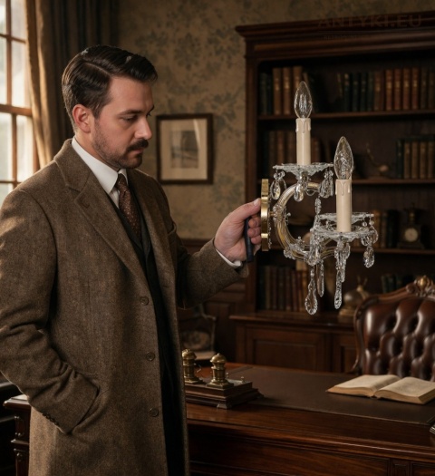 duży kinkiet w stylu maria teresa kryształowy