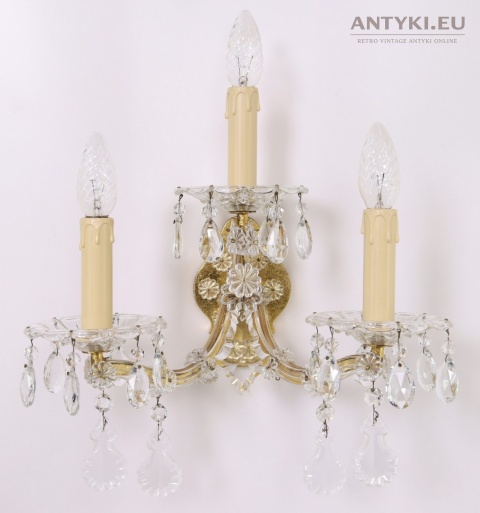 duży maria teresa klasyczny kinkiet vintage