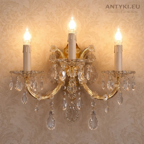 kinkiet maria teresa kryształowy